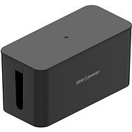 AlzaPower Cable Box Basic Small schwarz - Kabel-Organizer