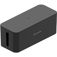 AlzaPower Cable Box Basic Medium fekete - Kábelrendező