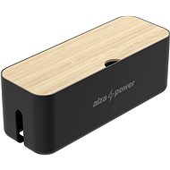 AlzaPower Cable Box Deluxe Small Black - Cable Organiser