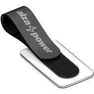 AlzaPower VelcroStrap+ mit beschreibbarem Etikett - 10 Stück - schwarz - Kabel-Organizer