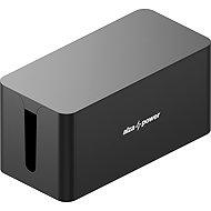 AlzaPower Cable Box Foldable Small Black - Cable Organiser