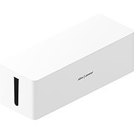 AlzaPower Cable Box Foldable Large White - Cable Organiser