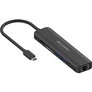 AlzaPower USB-C Dock Station 7in1 (140W) black - Docking Station