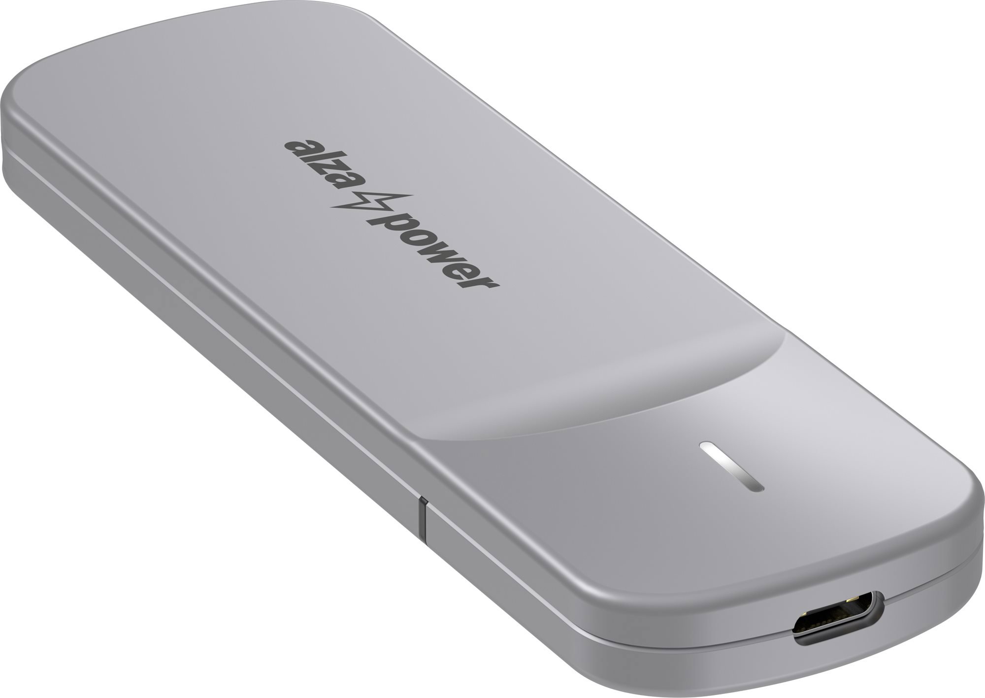 AlzaPower M.2 USB 3.1 Gen 2 SATA/NVMe SSD Drive Enclosure - Space Grey - Hard Drive Enclosure