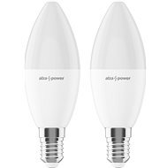 AlzaPower LED 8-50W, E14, 4000K, set of 2 - LED Bulb
