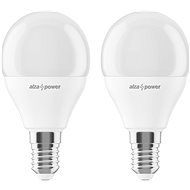 AlzaPower LED 8-50W, E14, P45, 2700K, set of 2 - LED Bulb