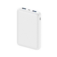 AlzaPower Carbon 10000mAh Fast Charge + PD3.0 White - Power bank