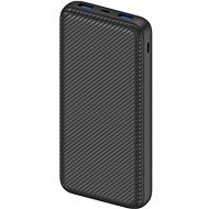 AlzaPower Carbon 20000mAh Fast Charge + PD3.0 Black - Power bank