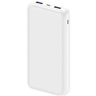 AlzaPower Carbon 20000 mAh Fast Charge + PD3.0 fehér - Power bank