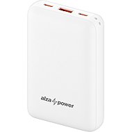 AlzaPower Onyx Gen2 10000mAh Power Delivery (22.5W) white - Power Bank