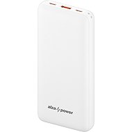 AlzaPower Onyx Gen2 20000mAh Power Delivery (22.5W) white - Power Bank