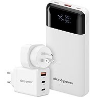 AlzaPower Travel Buddy US White - Set