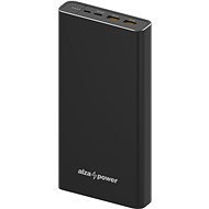 AlzaPower Metal 40000mAh Fast Charge + PD3.0 (100 W) - fekete - Power bank