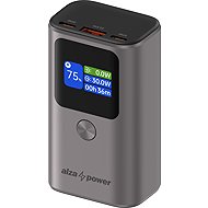 AlzaPower Vision 10000mAh Power Delivery (30W) silver - Power Bank