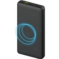 AlzaPower Wireless 10000mAh Fast Charge + PD3.0 - fekete - Power bank