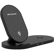 AlzaPower WC200 Wireless Dual Fast Charger, Black - Wireless Charger