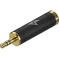 AlzaPower 3.5mm Jack (M) to 6.3mm Jack (F) Adapter schwarz - Adapter