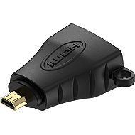 AlzaPower Micro HDMI (M) to HDMI (F) 4K/60Hz black - Adapter
