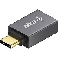 AlzaPower USB-C (M) to USB-A (F) 3.2 Gen 1 OTG Space Grey - Adapter