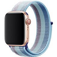 Eternico Airy na Apple Watch 42 mm/44 mm/45 mm  Elephant Gray with Blue stripe - Remienok na hodinky