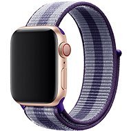 Eternico Airy for Apple Watch 38mm / 40mm / 41mm Dark Blue with Gray stripe - Watch Strap
