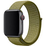 Eternico Airy for Apple Watch 38mm / 40mm / 41mm Green Fig and Brown edge - Watch Strap