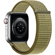 Eternico Airy for Apple Watch 42mm / 44mm / 45mm Green Fig and Brown edge - Watch Strap