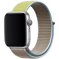 Eternico Airy for Apple Watch 42mm / 44mm / 45mm Biscuit Gold and Blue edge - Watch Strap