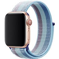 Eternico Airy for Apple Watch 38mm / 40mm / 41mm Elephant Gray with Blue stripe - Watch Strap