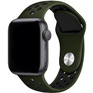 Eternico Sporty for Apple Watch 38mm / 40mm / 41mm Pure Black and Khaki - Watch Strap
