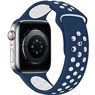 Eternico Sporty na Apple Watch 38 mm/40 mm/41 mm  Cloud White and Blue - Remienok na hodinky