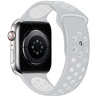 Eternico Sporty na Apple Watch 42 mm/44 mm/45 mm  Cloud White and Gray - Remienok na hodinky