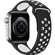 Eternico Sporty für Apple Watch 38mm / 40mm / 41mm Pure White and Black - Armband