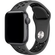 Eternico Sporty for Apple Watch 42mm / 44mm / 45mm Deep Black and Gray - Watch Strap