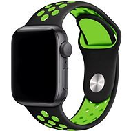 Eternico Sporty für Apple Watch 38mm / 40mm / 41mm Vibrant Green and Black - Armband