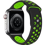 Eternico Sporty für Apple Watch 42mm / 44mm / 45mm Vibrant Green and Black - Armband