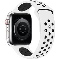 Eternico Sporty for Apple Watch 38mm / 40mm / 41mm Dark Gray and White - Watch Strap