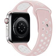 Eternico Sporty Apple Watch 42mm / 44mm / 45mm - Cloud White and Pink - Szíj