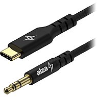 AlzaPower AluCore USB-C to 3.5mm Jack (M) 1m black - AUX Cable
