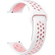 Eternico Sporty Universal Quick Release 20 mm Pure Pink and White - Remienok na hodinky