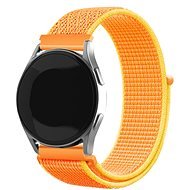 Eternico Airy Universal Quick Release 20mm Carrot Orange and Yellow edge - Watch Strap