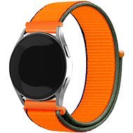Eternico Airy Universal Quick Release 20mm Coral Orange and Brown edge - Watch Strap