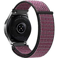 Eternico Airy Universal Quick Release 20mm Fig Purple and Black edge - Watch Strap