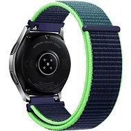 Eternico Airy Universal Quick Release 20mm Night Blue and Green edge - Watch Strap