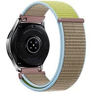 Eternico Airy Universal Quick Release 20mm Biscuit Gold and Blue edge - Armband