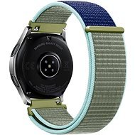 Eternico Airy Universal Quick Release 20mm Dark Blue and Green edge - Armband