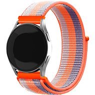 Eternico Airy Universal Quick Release 22mm Sky Blue with Orange stripe - Armband