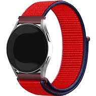 Eternico Airy Universal Quick Release 22mm Chilli Red and Blue edge - Armband