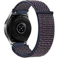 Eternico Airy Universal Quick Release 22mm Purple Blue and Blue edge - Watch Strap