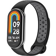 Eternico Sporty for Xiaomi Smart Band 8 / 9 / 10 solid black and gray - Watch Strap